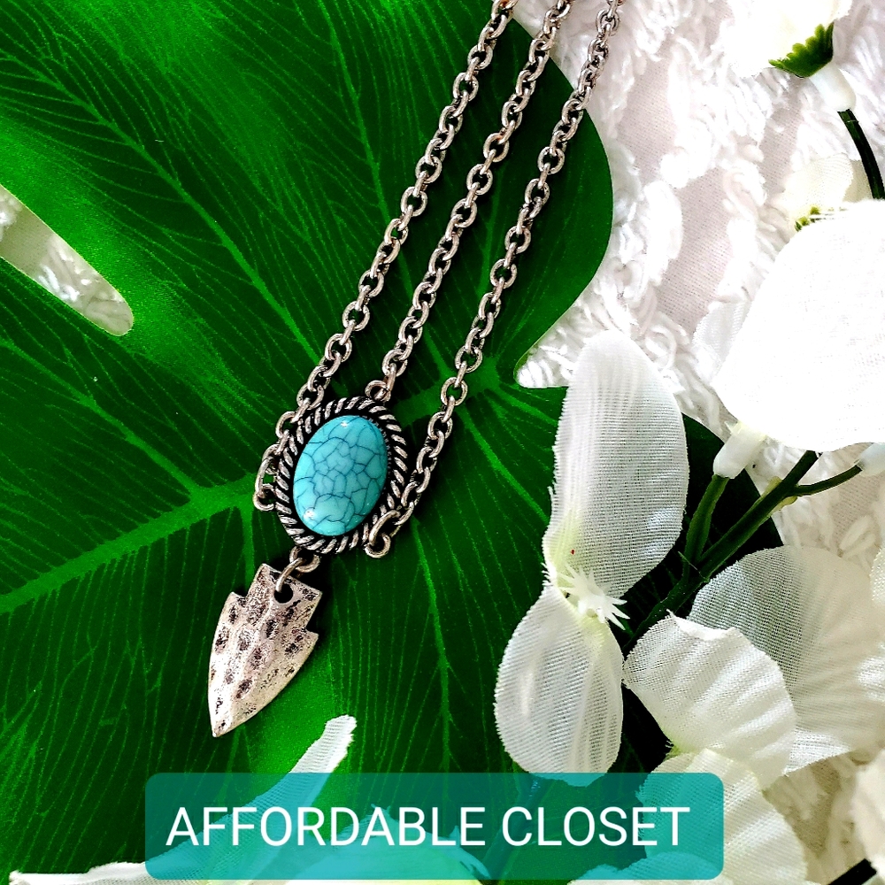 ‼️CLEARANCE‼️ 🍟 Boho head jewelry - beautiful faux turquoise 🍟
